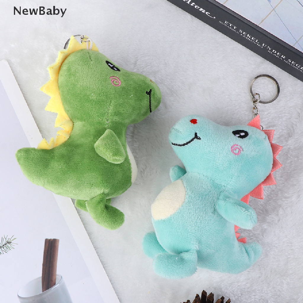 Mainan Boneka Stuffed Plush Dinosaurus 12cm Dengan Gantungan Kunci Untuk Hadiah