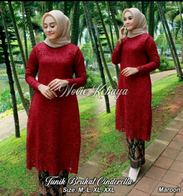 Set brokat tunic cinderella