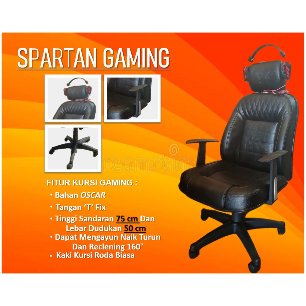 Produsen Kursi Gaming Spartan, Streaming, Youtubers,Termurah Bekasi, Dapat Costume