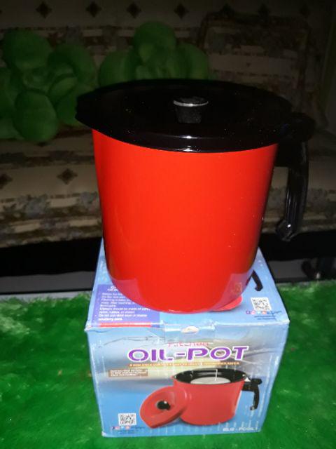 Saringan Penyaring Tempat Minyak Goreng Dapur Kitchen Oil Pot 1,5 Liter L Oilpot Maslon Maspion