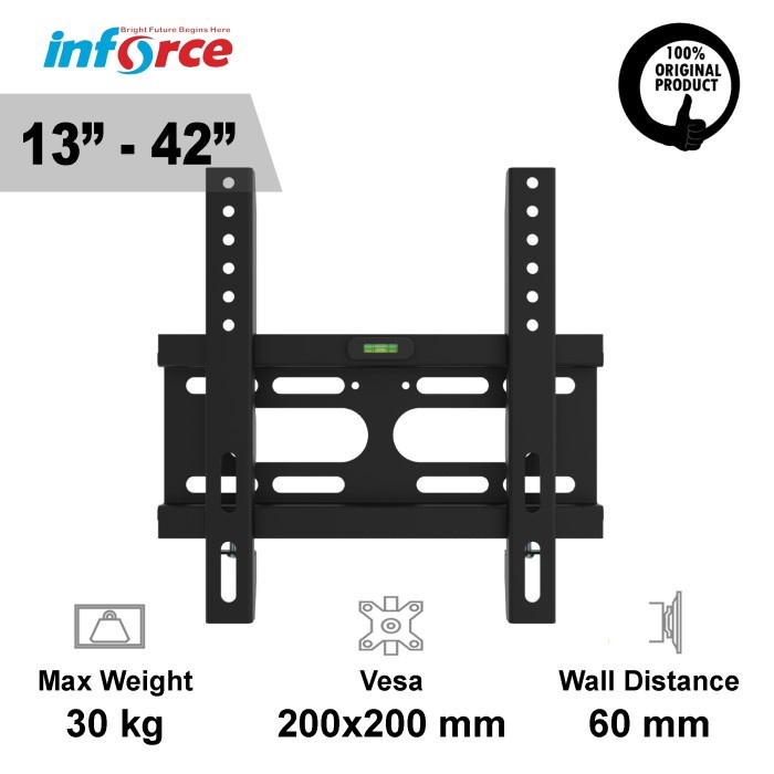 BRACKET TV INFORCE W200CF 13&quot; - 42&quot; INCH / BRAKET UNIVERSAL TV LCD LED