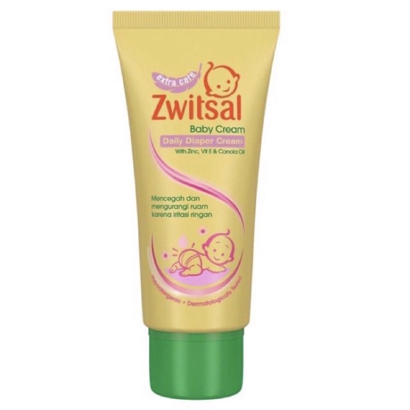 Zwitsal Baby Cream Extra Care Zinc 50ml