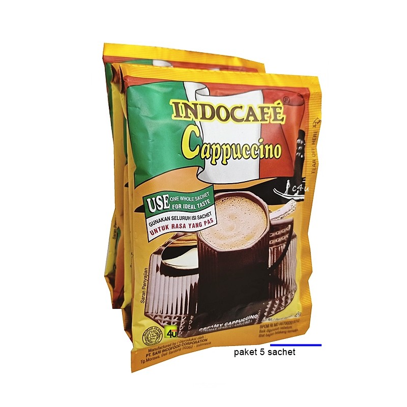 

Indocafe Cappuccino - Paket 5 sachet