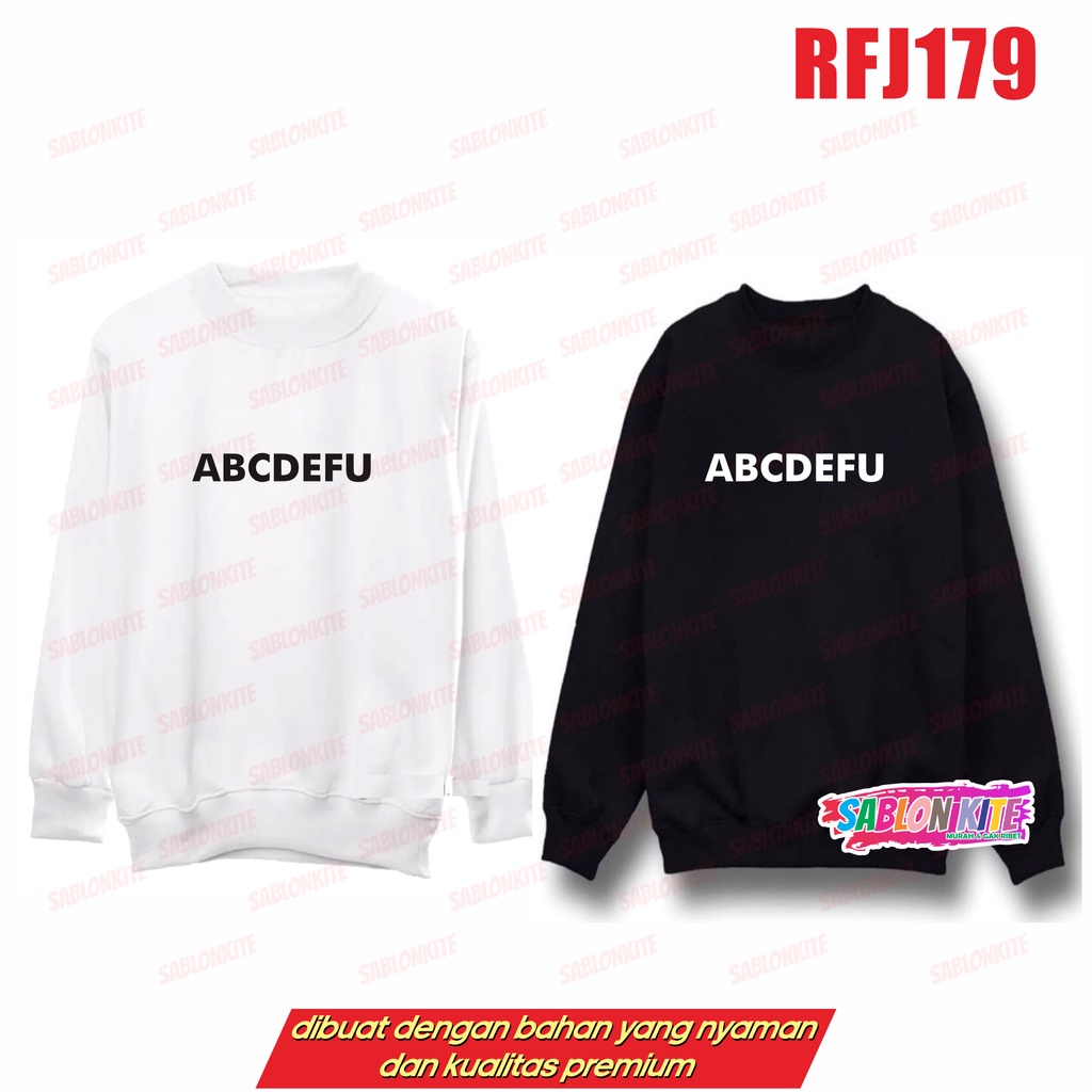 MURAH!!! SWEATER DISTRO KEREN ABCDEFU RFJ179