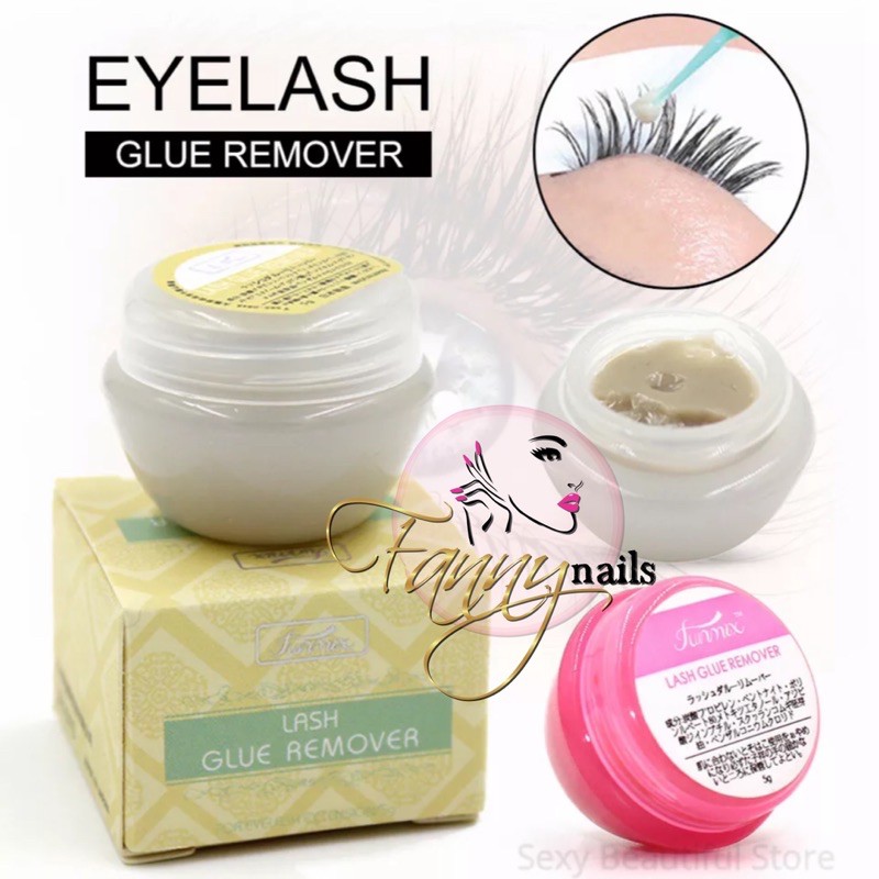 CREAM LEPAS  EYELASH EXTENSION REMOVER eyelash glue remover 5gr Pink cream lepas bulu mata extension navina eyelash remover