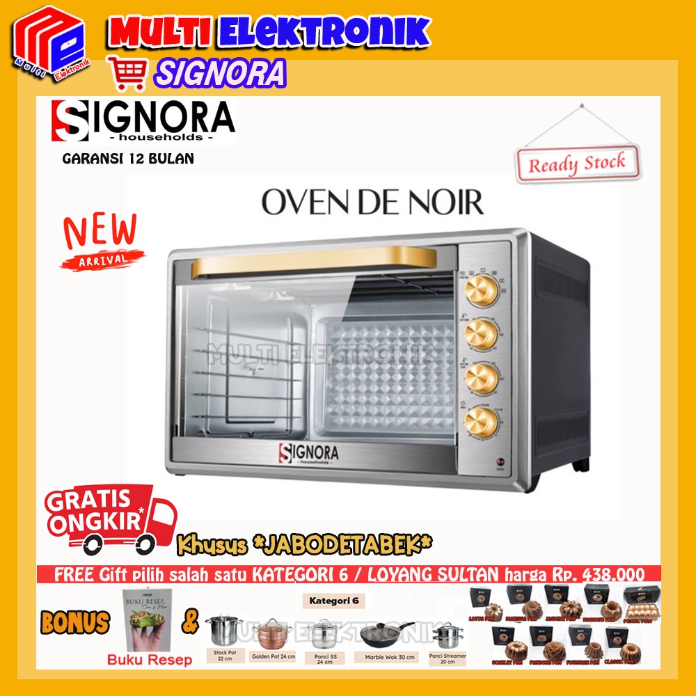 Oven Signora De Noir Kapasitas 150L - Free Hadiah Kategori 6