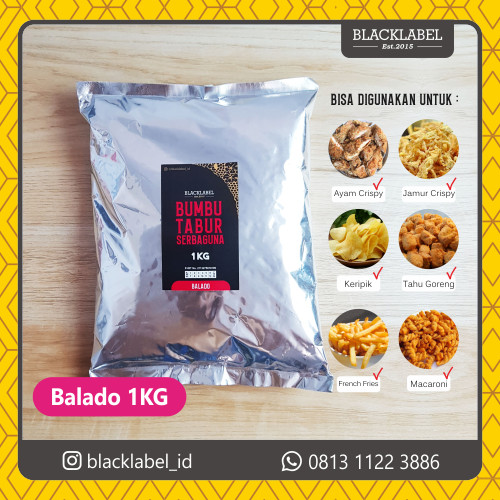 

PRODUK TERBARU - BUMBU TABUR BALADO (1 KG)