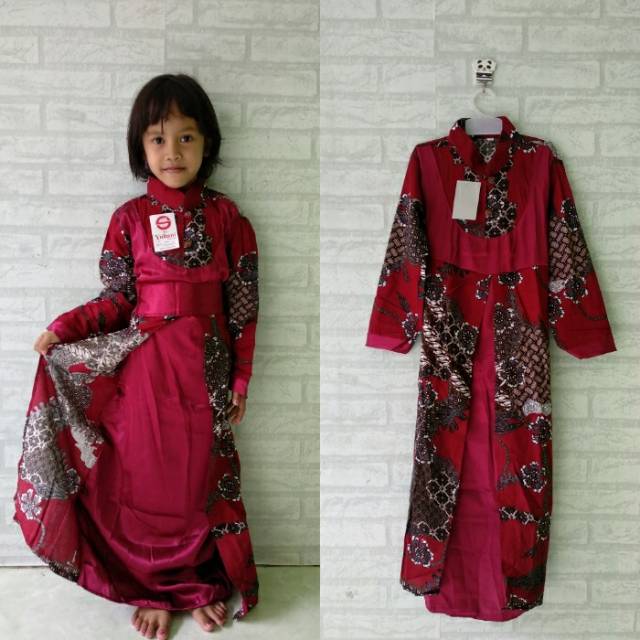 Gamis batik anak