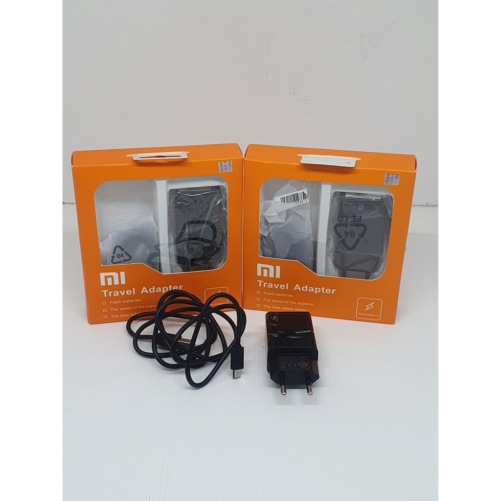 CHARGER XIAOMI ORIGINAL 100% QUALCOMM 3.0 FAST CHARGING USB MICRO V8