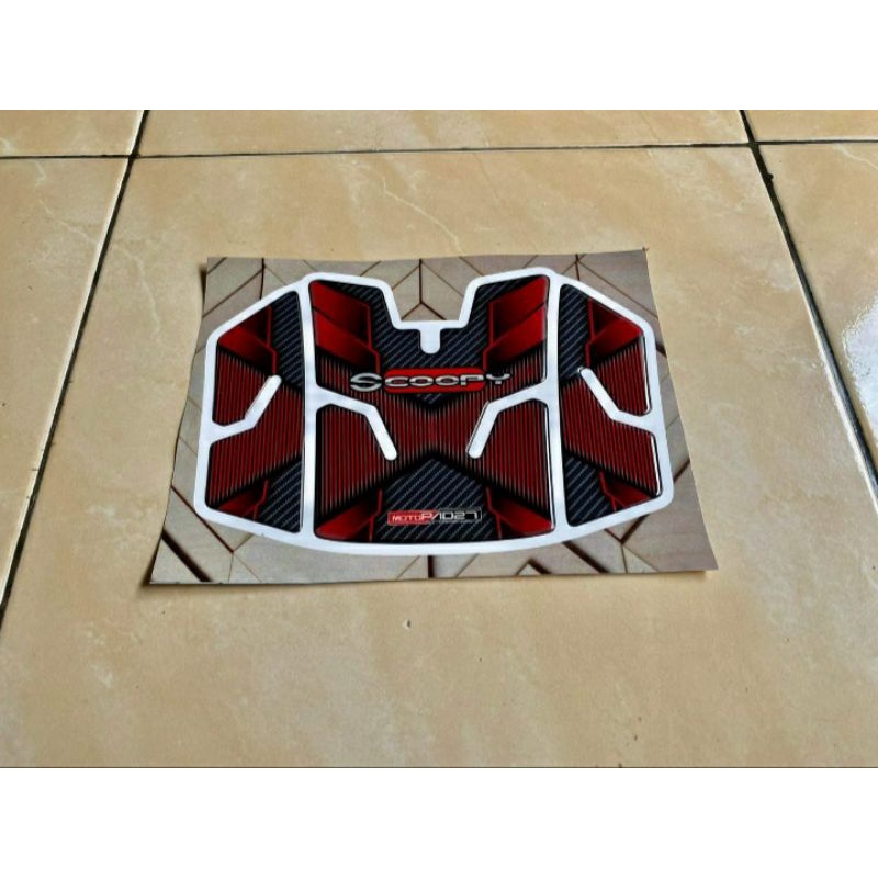 Stiker Tankpad Scoopy 2020-2022 bahan resin Original