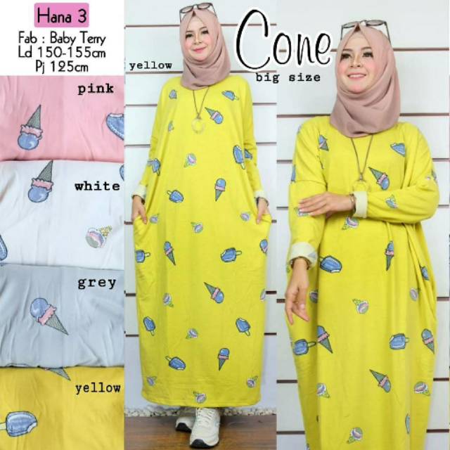 CONE BIG  SIZE  MURAHMERIAH GAMIS  BIG  SIZE  GAMIS  KAOS  