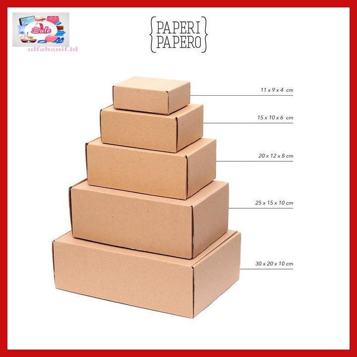 

Fr7T799- Box Kardus - Packaging Makanan / Pakaian / Sepatu (30 X 20 X 10) Ghighk-