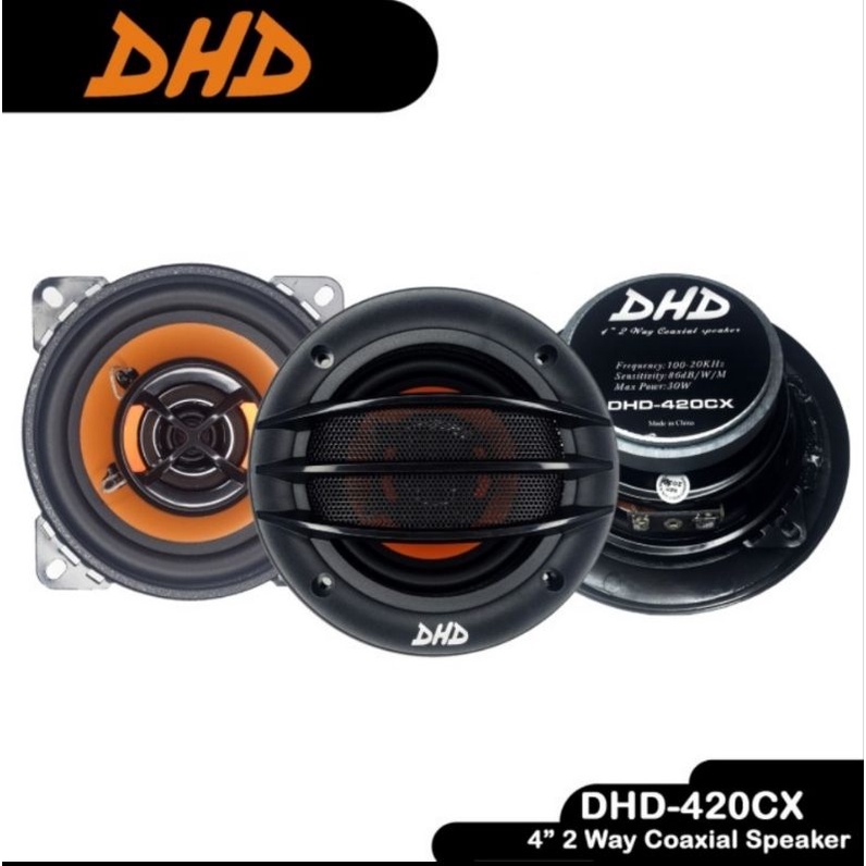 Speaker Mobil Audio 4 inch - 2 Way - Coaxial Speaker - DHD-420CX - 2Pc