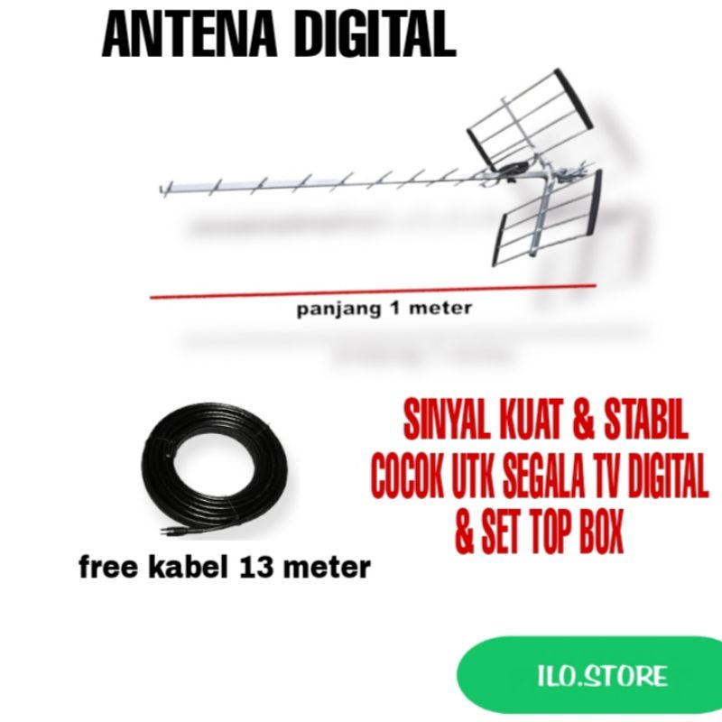 ANTENA DIGITAL INTRA 003 ANTENA TV DIGITAL OUTDOOR INDOOR ANTENA SET TOP BOX