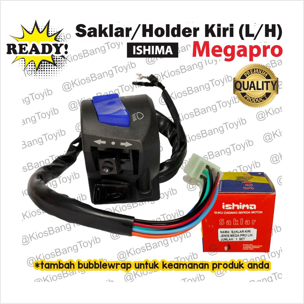 Saklar Holder Handle Switch Kiri Megapro (ISHIMA)