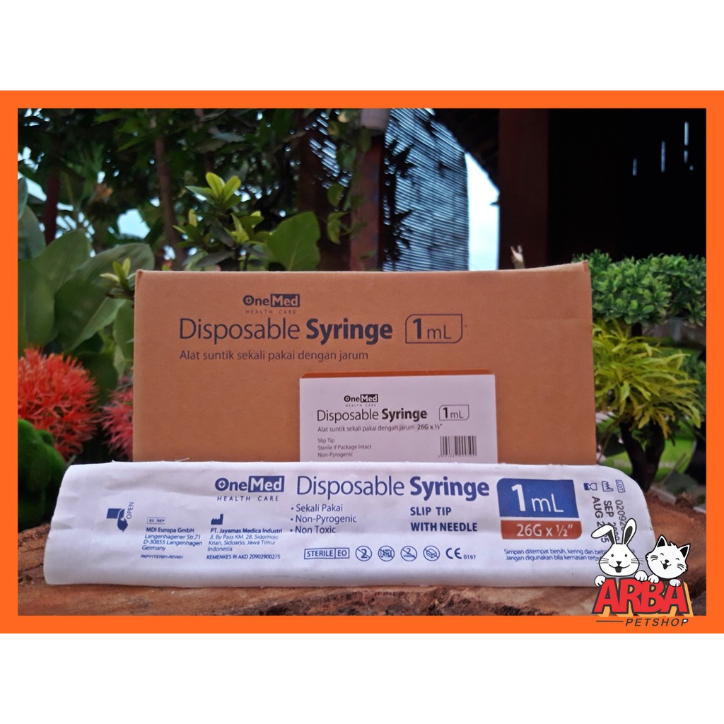 SPUIT 1 CC 1 ML MERK ONEMED ONE MED  1 BOX DUS