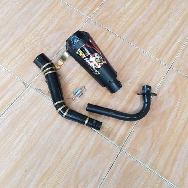 KNALPOT VARIO 125-VARIO 150 KAWAHARA BLACK DOV