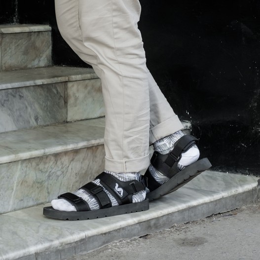 Alto Full Black | 39-43 | Sandal Gunung Original Santai Kasual Pria Cowok Sendal New Ori | FORIND x Lvnatica