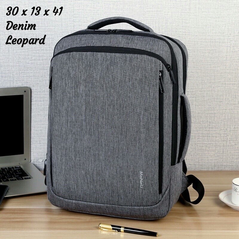 tas Ransel Pria denim tas denim tas ransel laptop backpack pria tas sekolah anak tas multifungsi