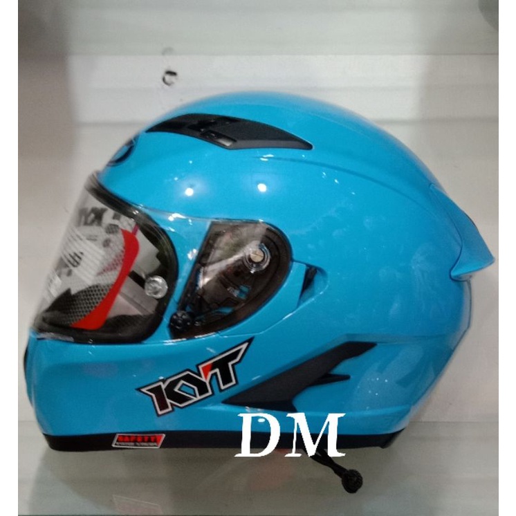 HELM KYT FALCON FR SOLID |FULL FACE | DOUBLE VISOR