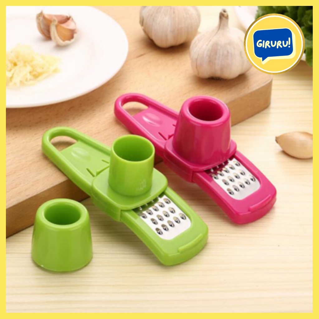 Pemarut Bawang Serbaguna / Onion Slicer Portable / Penghancur Bawang / Penghalus Bawang / Pemarut Sayuran / Alat Press Parutan Pemotong Pencacah Serbaguna Mencacah Bawang Putih Jahe Temulawak Garlic Slicer / GARLIC GRATER GRINDER Parutan Serutan Mini Best