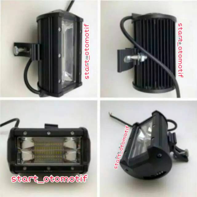 Lampu tembak sorot 24 mata LED bar cree motor mobil