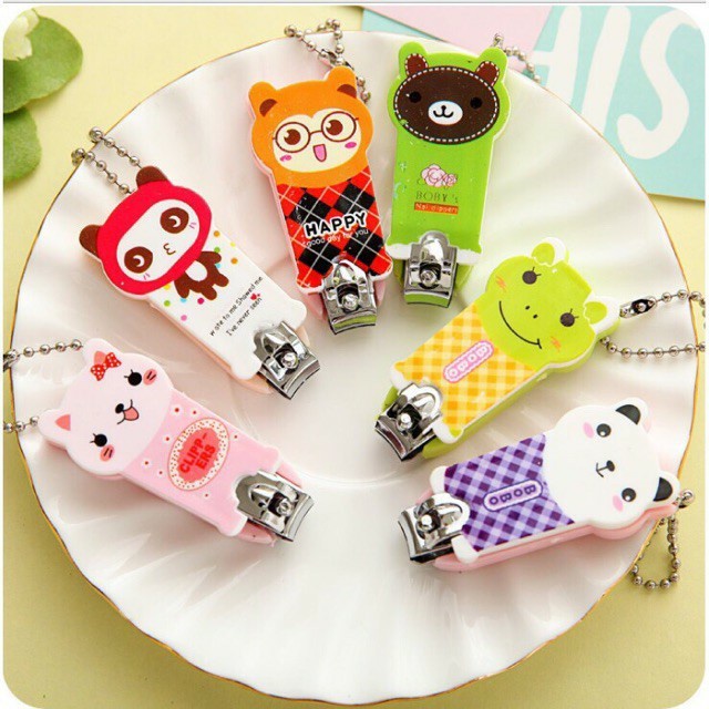 GUNTING KUKU / JEPIT KUKU KARAKTER ANAK CLIPPER GANTUNGAN KUNCI LUCU