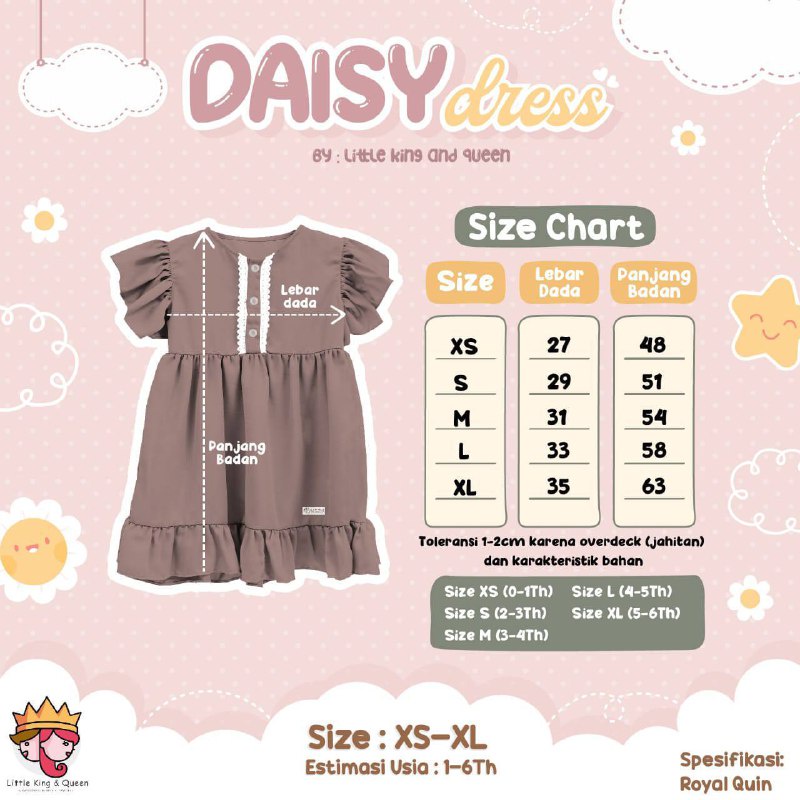 Daisy Dress Little King &amp; Queen