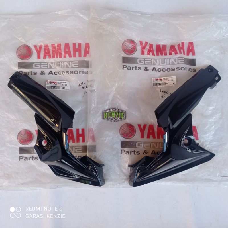 Legshield Sayap Bawah Jupiter Z New 115 Hitam Metalik Robot Original