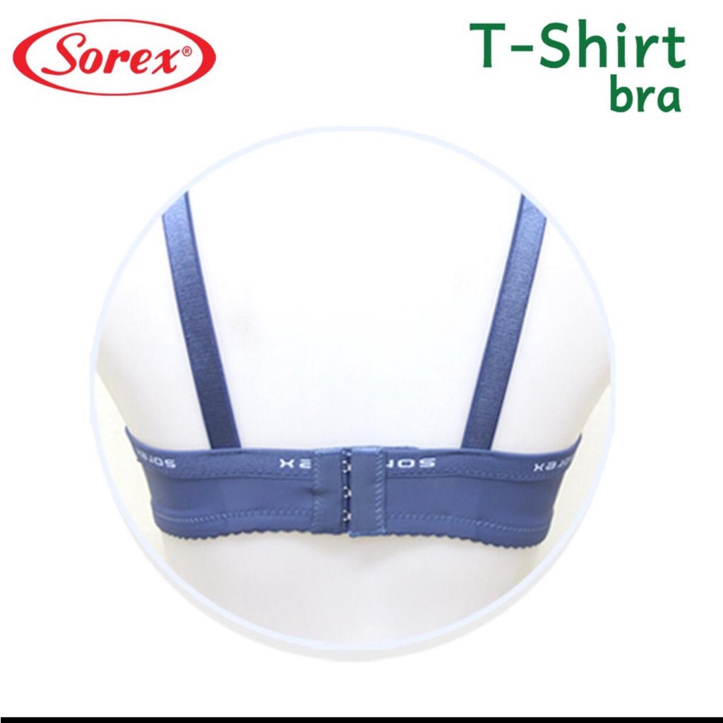 BRA BH Sorex 34135T-shirt || Bra Busa Sedang ORIGINAL FASHION  || Tanpa Kawat| Kait 3 Setara Cup B BH Harian