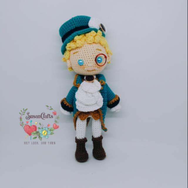 Amigurumi Boneka Rajut Mike Morton Identity V