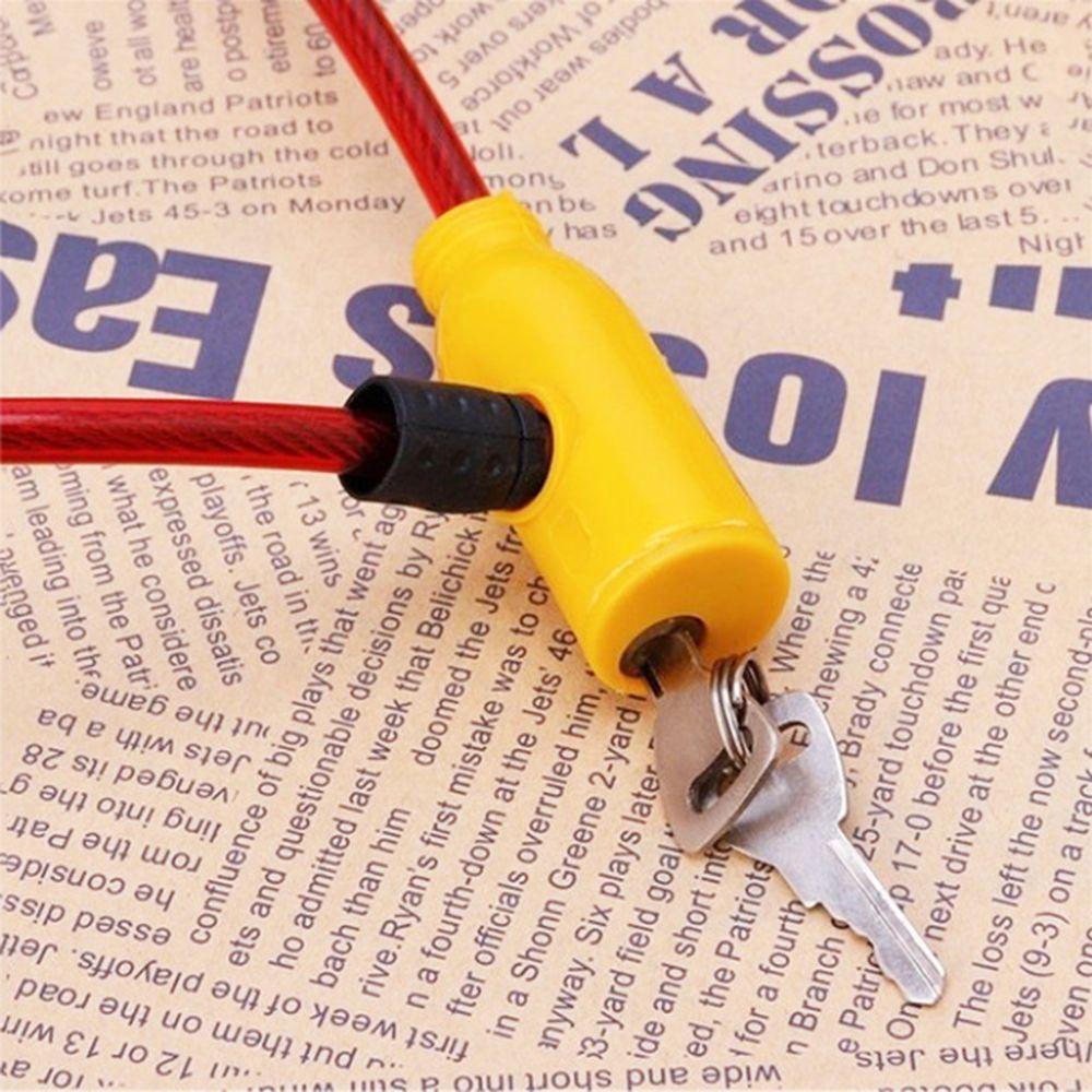 Kunci Sepeda TOP Bike Lock Tahan Lama Panas Dengan 2kunci Sepeda Rantai Baja Bersepeda