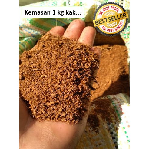 Media Tanam Cocopeat/Sabut Kelapa Murni 1kg / cocopeat / cocopeat 1 kg