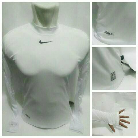 MANSET BASELAYER TUMBHOLE FUTSAL BOLA GYM NIKE HITAM   BIRU   MERAH   NAVY   PUTIH