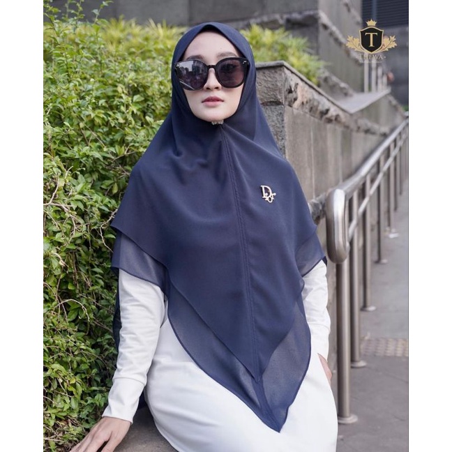 Hijab ceruty  / khimar andara polos / thewa hijab / jilbab instan / hijab syar'i