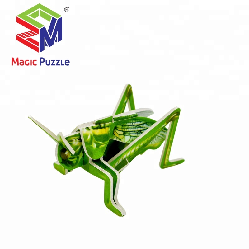 Puzzle 3D Bentuk Serangga - INSECT IN LIFE - Mainan Edukasi B368-17