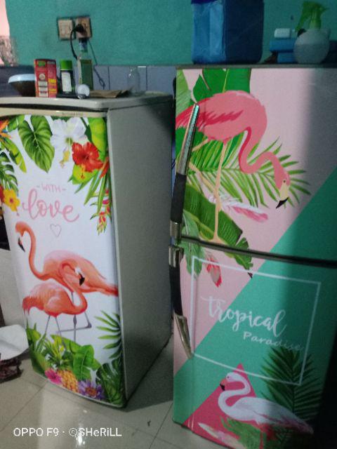  Stiker  Kulkas  1 Pintu dan 2 Pintu FLAMINGO  Shopee Indonesia