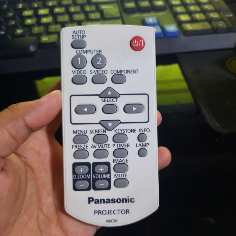 REMOTE REMOT PROYEKTOR PROJECTOR PANASONIK MXDK ORIGINAL ASLI