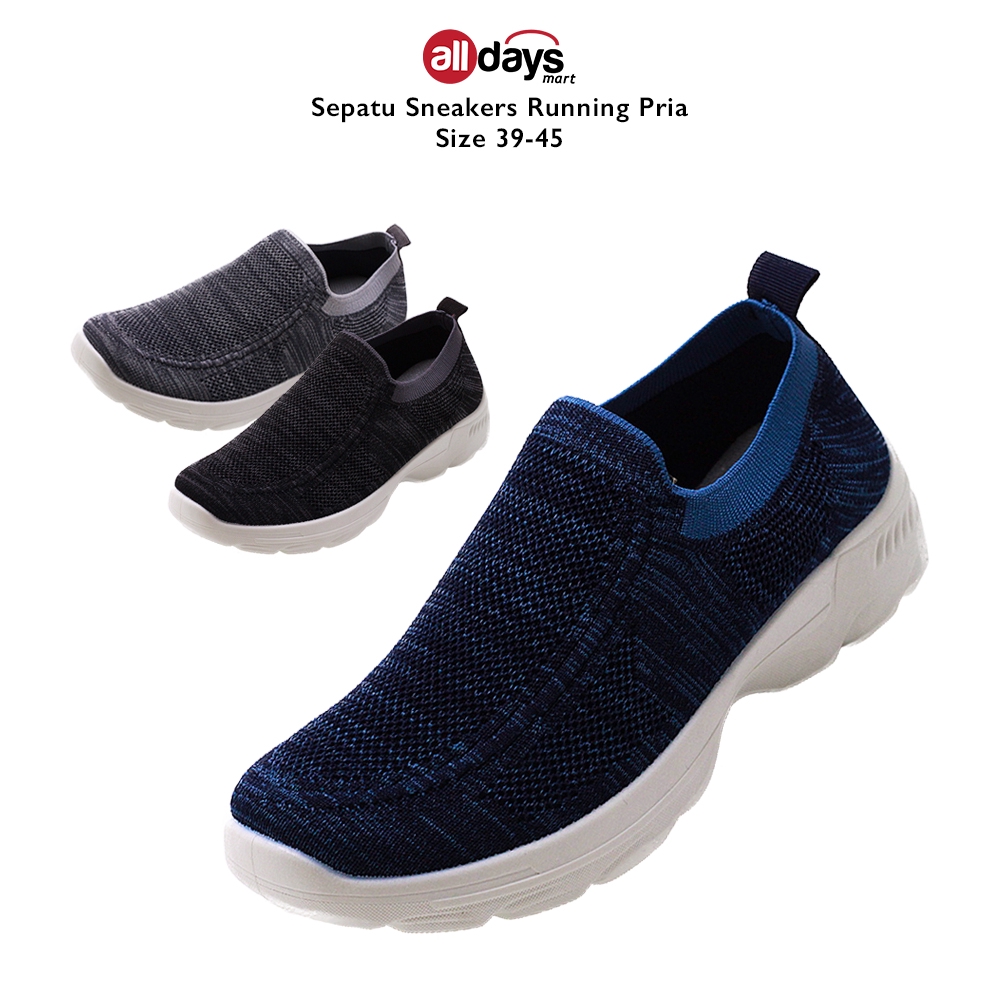 Faster Sepatu Sneakers Slip On Casual Pria 1910-121 Size 39-44