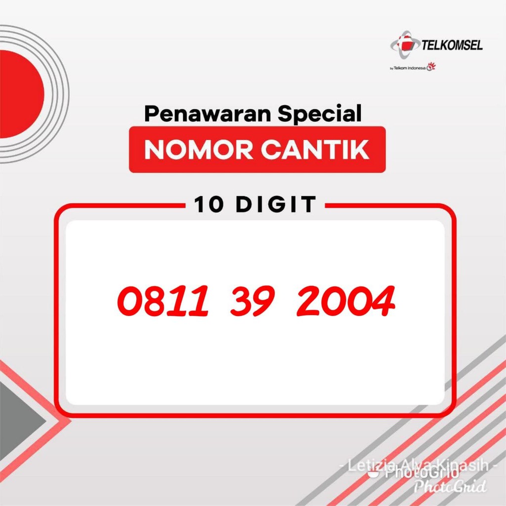 KARTU PERDANA HALO TELKOMSEL PASCA BAYAR 10 DIGIT FREE DATA 50GB 147