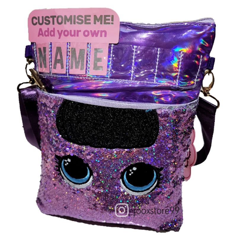 Tas Sequin Selempang Bisa buat Nama Tas Selempang Unicorn dan LOL