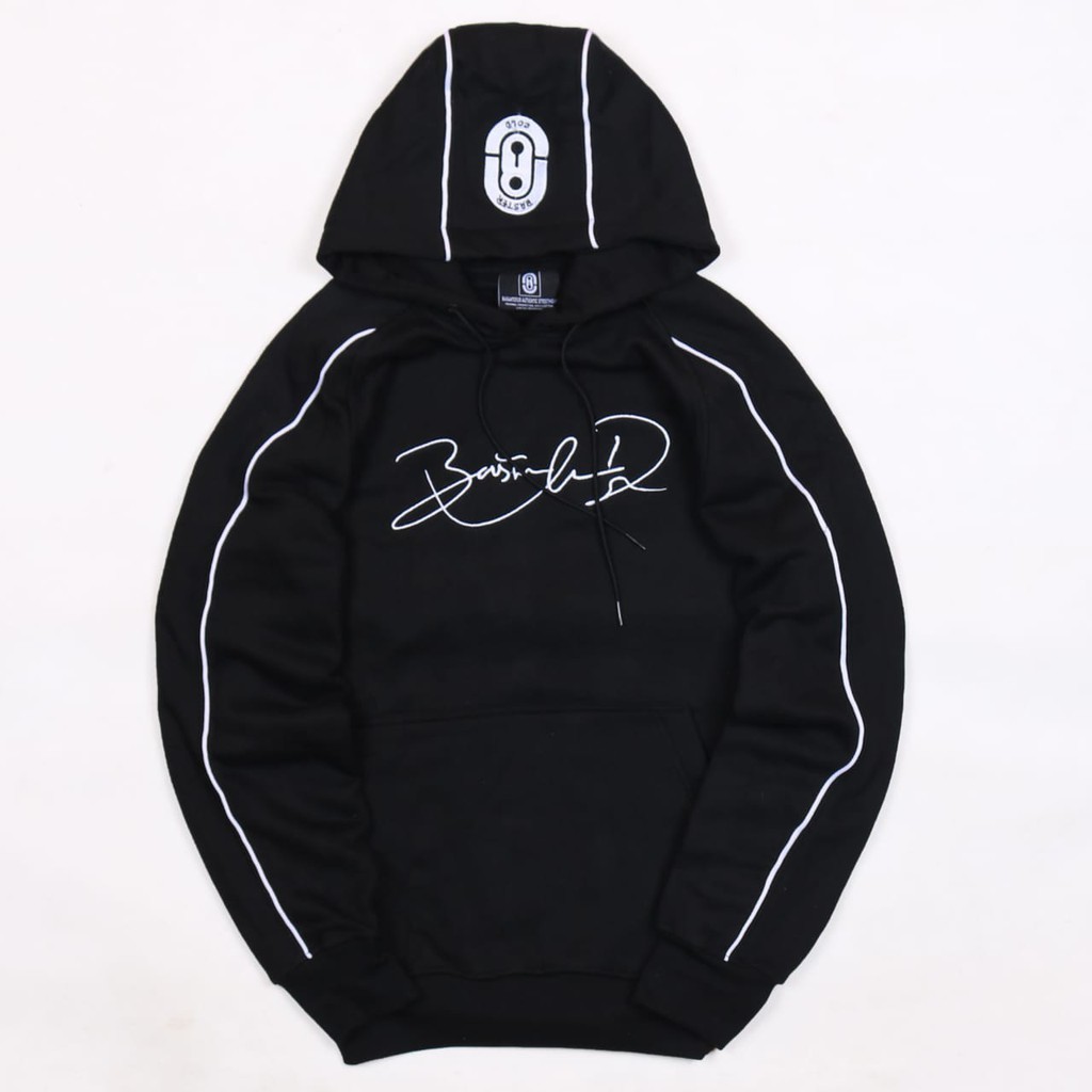 Jaket Original Sweater Baster Cold Hoodie Bastercold Signature Garis Hitam Jaket Original Line