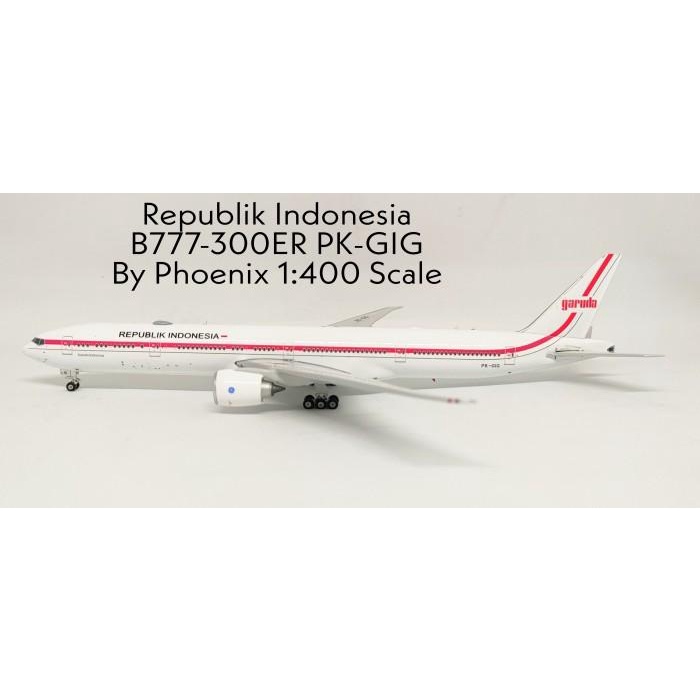 Diecast | Republik Indonesia B777-300Er Pk-Gig By Phoenix 1:400 Scale
