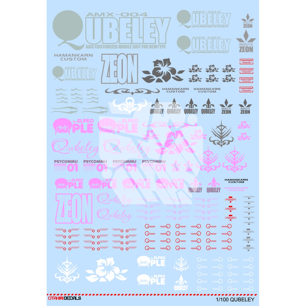 QUBELEY WATERDECAL