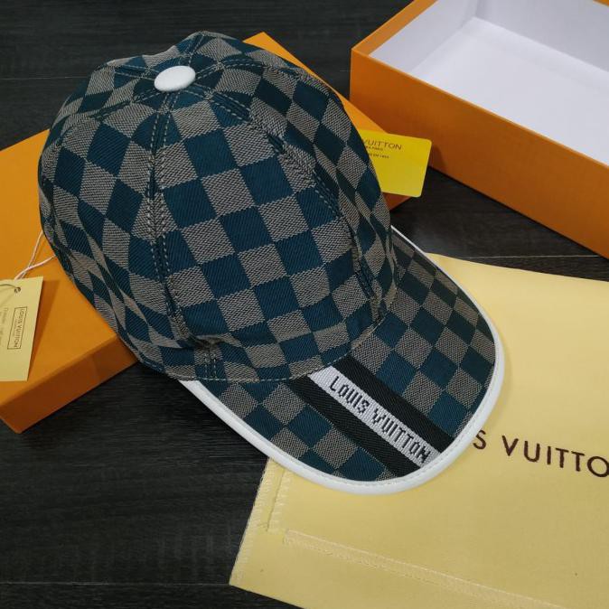 Gilaa Topi Pria Fashion Murah Branded Mirror Cowok Hat Import Lv - Bnb Diskon