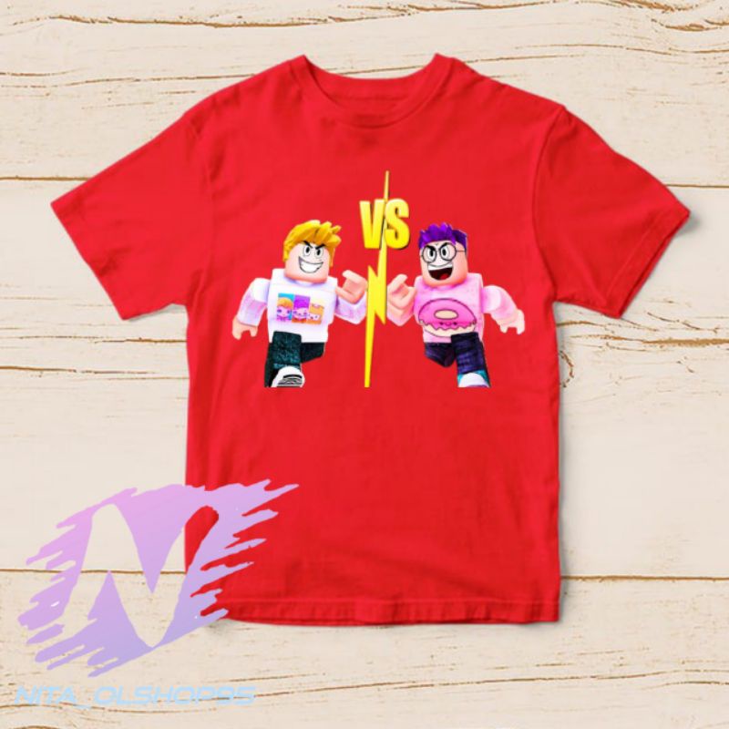 baju langkybox kaos anak roblox langkybox karakter