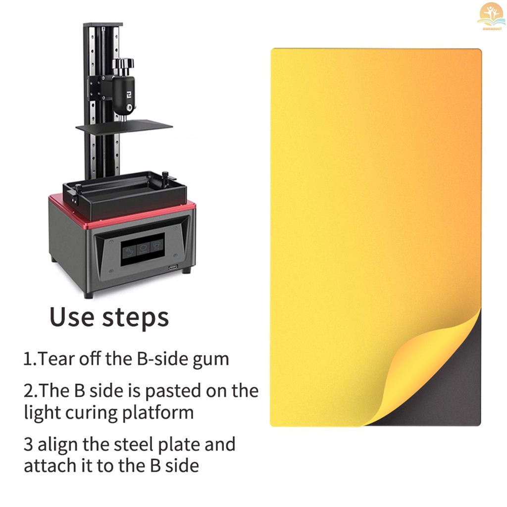 Plat Baja Flexible Dengan Stiker Base Magnetik Untuk Printer 3D