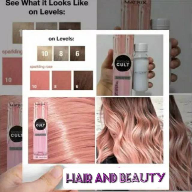 Matrix Socolor CultSparkling Rose (Pink Muda) + Mini Oxydan ( 1set )