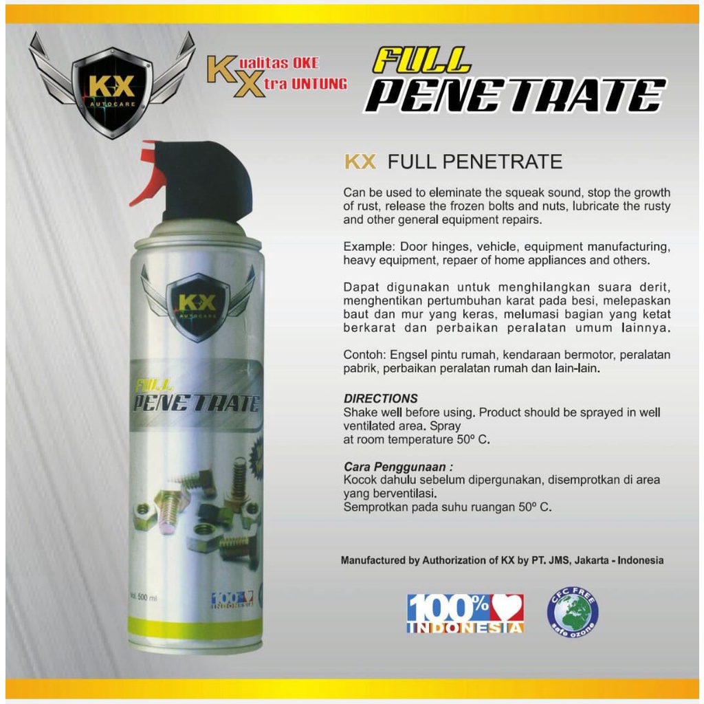 KX FULL PENETRATE PELUMAS ANTI KARAT