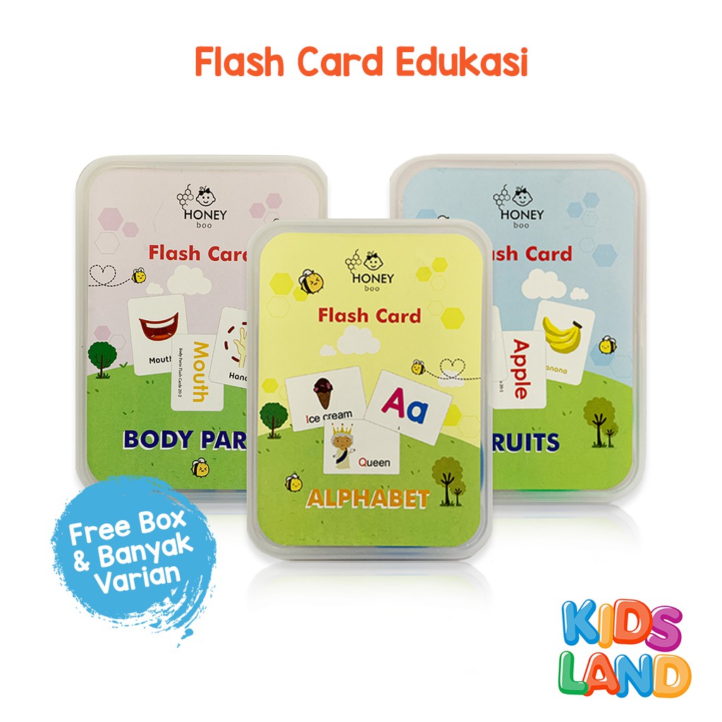 Mainan Kartu Pintar Anak Flash Card Mainan Edukasi Anak